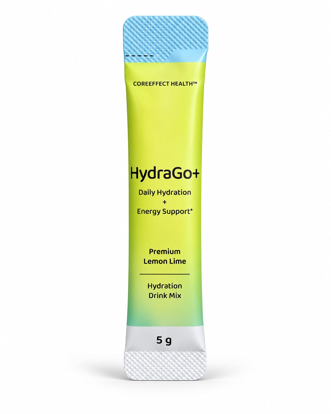HydraGo+ premium lemon lime hydration drink mix single 5 g sachet